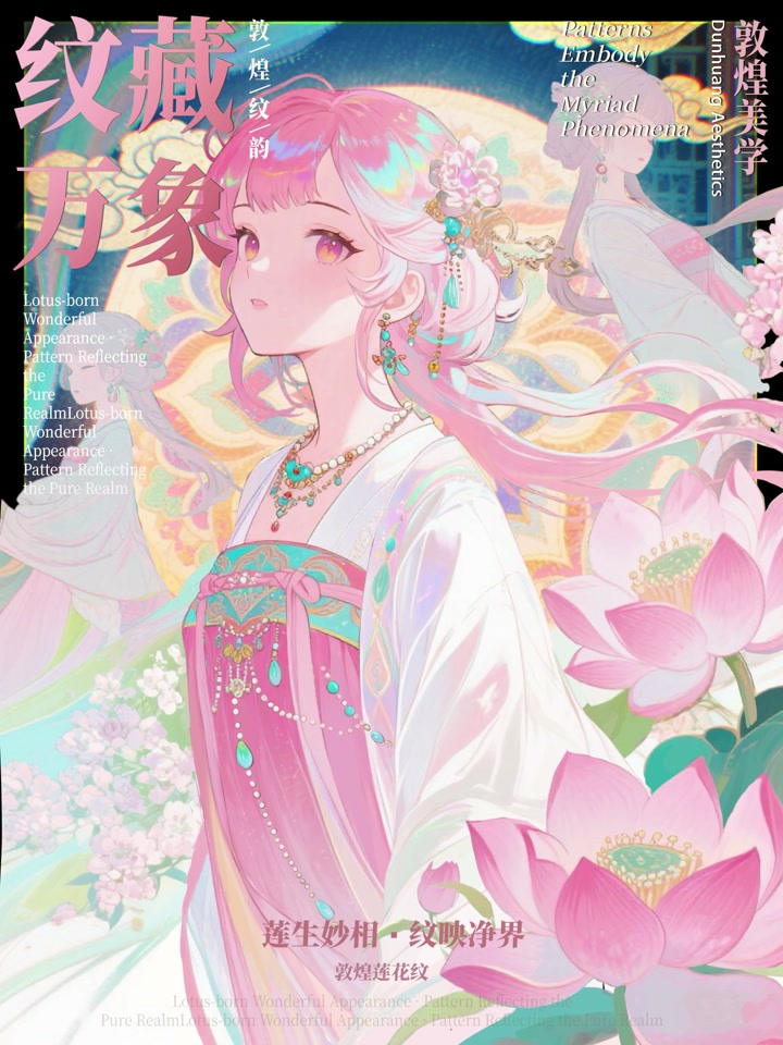 纹藏万象 · 粉，完整画面